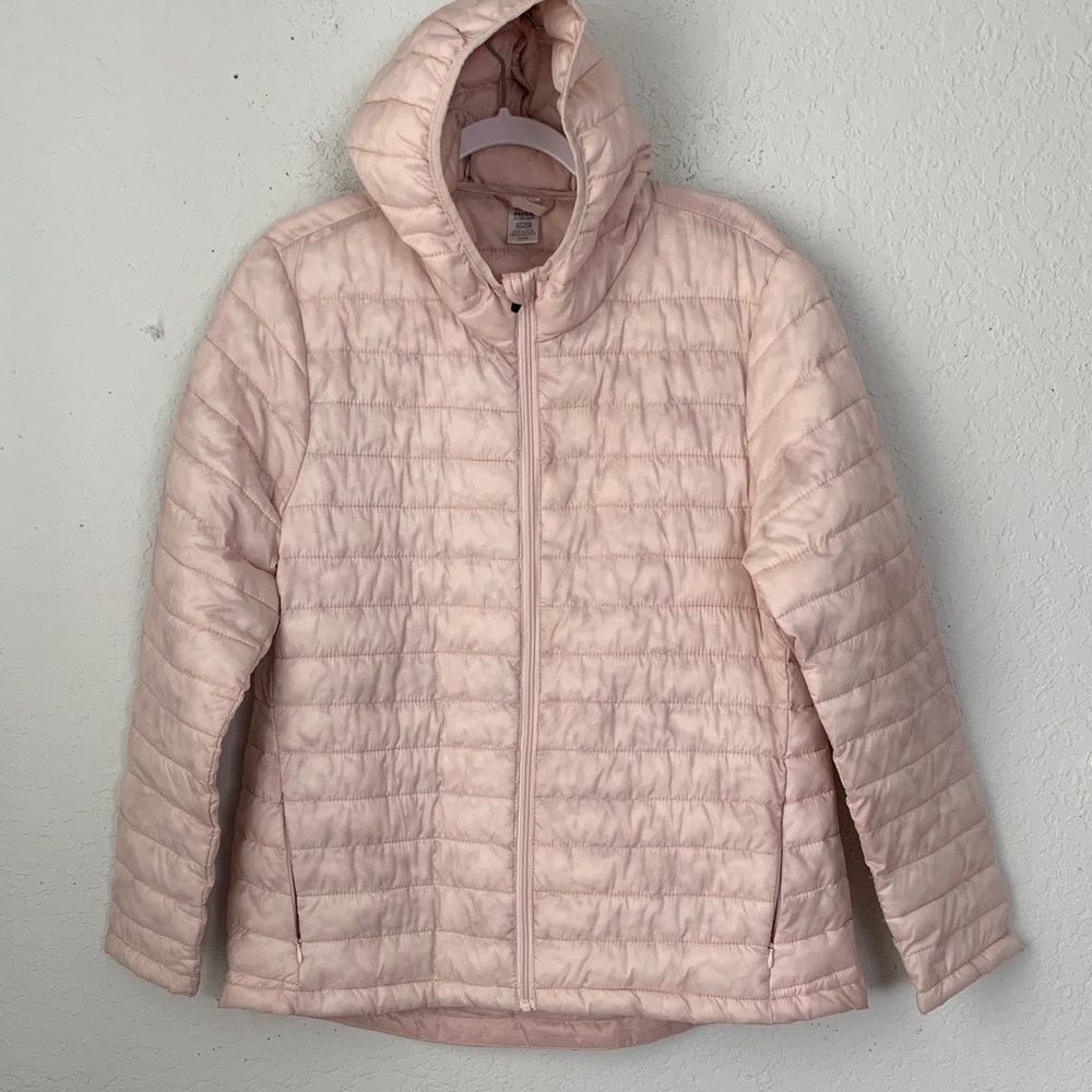 RBX Outerwear Hooded Women's Pink Lightweight Quilted Jacket Size XL